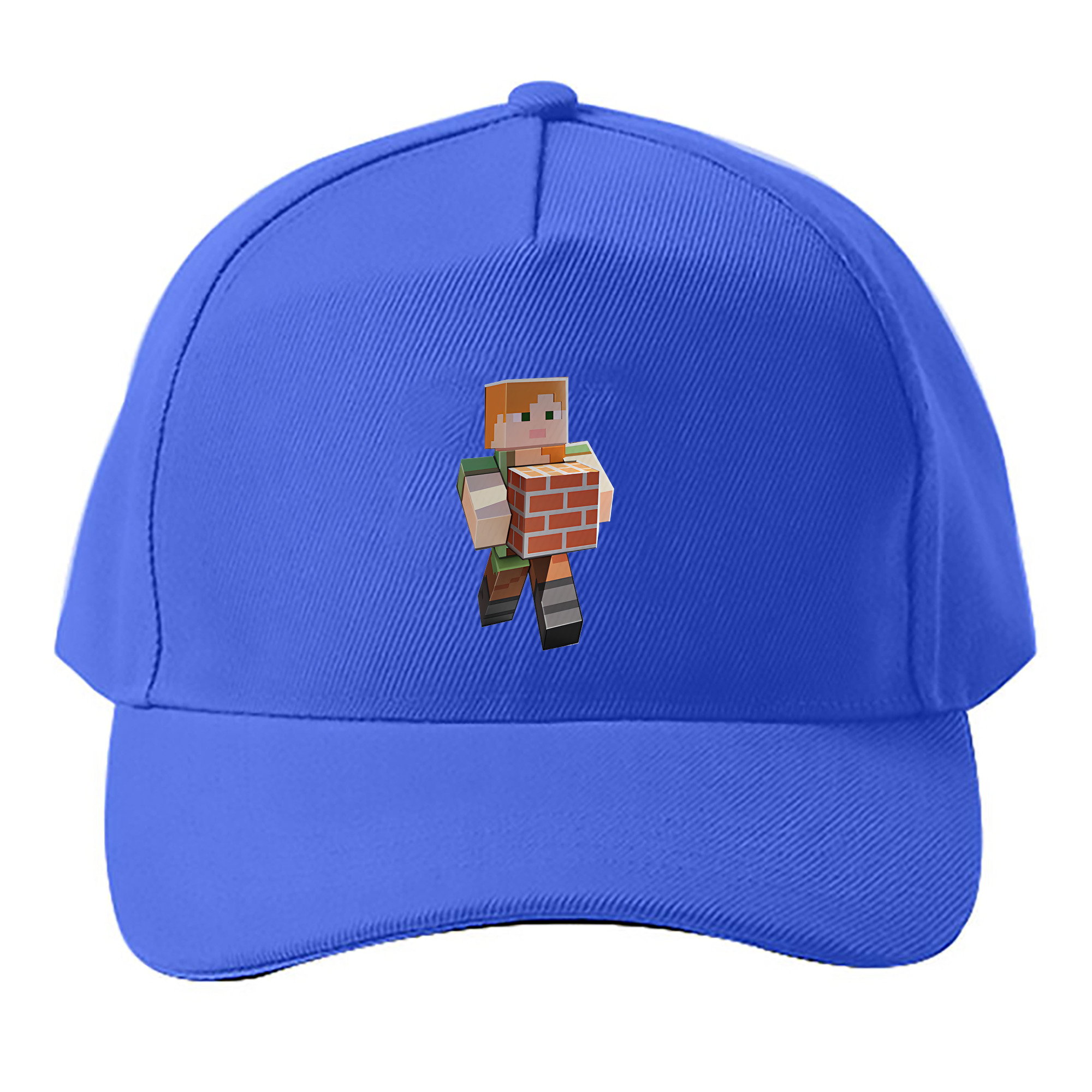（画像用） マインクラフト ブロックの世界 Minecraft MC Block world ベースボールキャップ 綿100％ 男女兼用 帽子 スポーツ